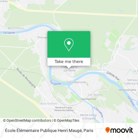 Mapa École Élémentaire Publique Henri Maugé