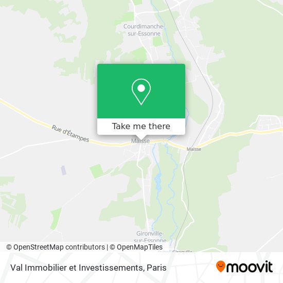 Val Immobilier et Investissements map