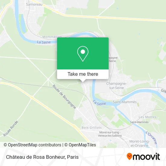 Château de Rosa Bonheur map