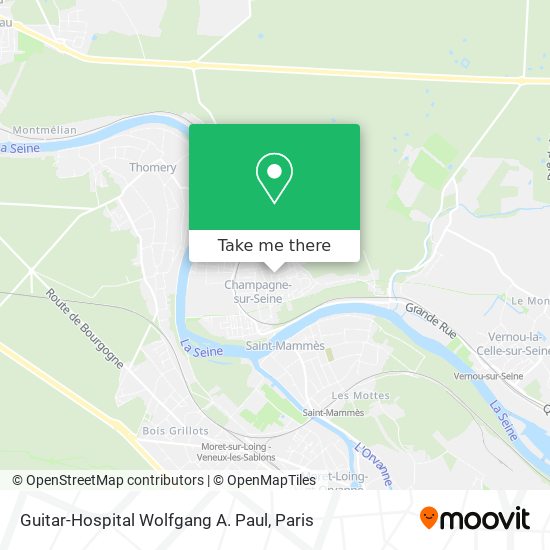 Mapa Guitar-Hospital Wolfgang A. Paul