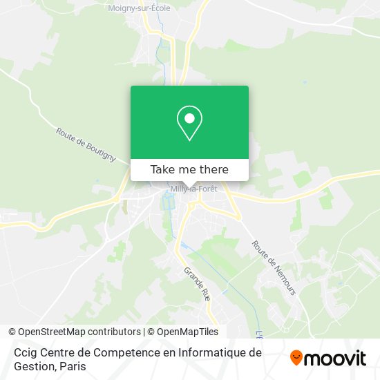 Mapa Ccig Centre de Competence en Informatique de Gestion