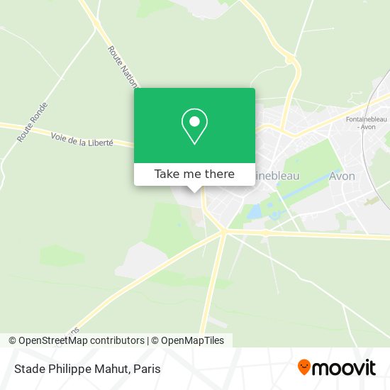 Mapa Stade Philippe Mahut