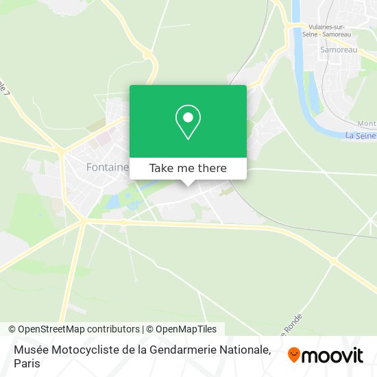 Mapa Musée Motocycliste de la Gendarmerie Nationale