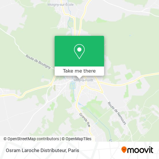 Osram Laroche Distributeur map