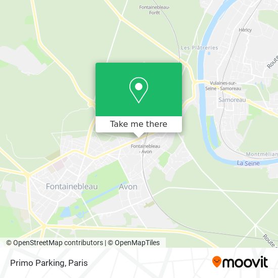 Primo Parking map