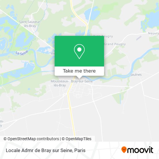 Locale Admr de Bray sur Seine map