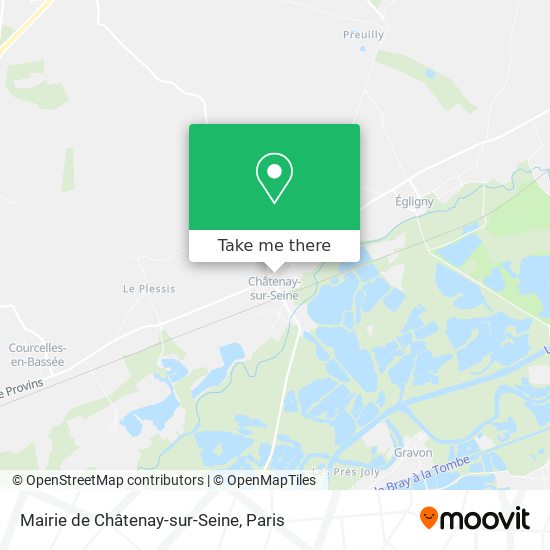 Mairie de Châtenay-sur-Seine map
