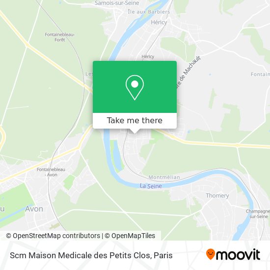 Scm Maison Medicale des Petits Clos map