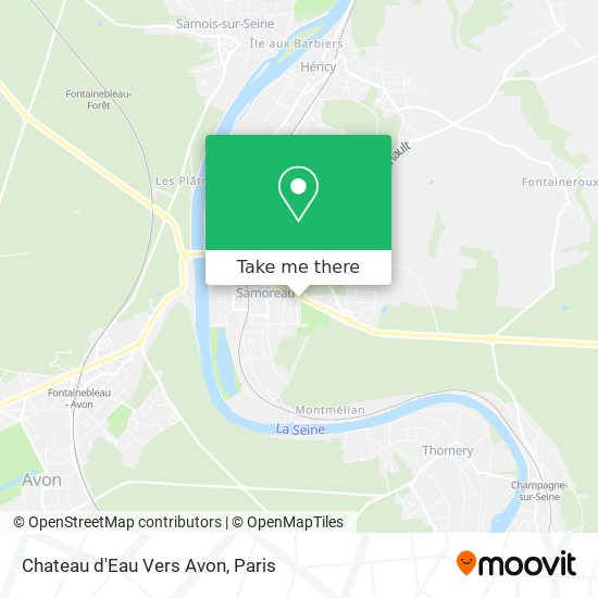 Chateau d'Eau Vers Avon map