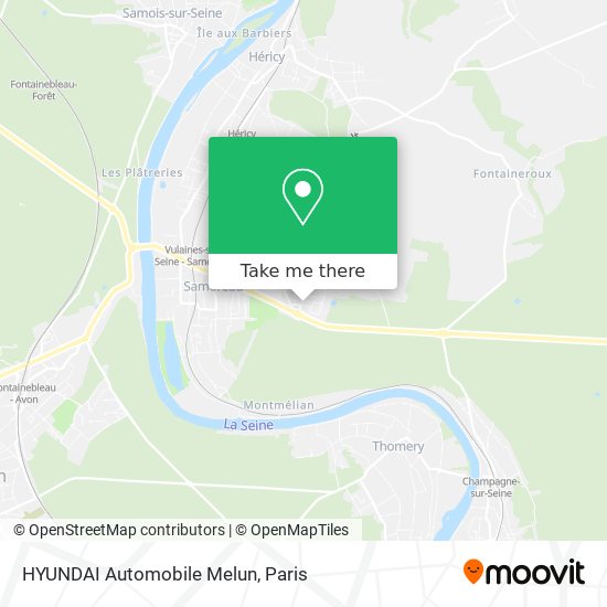 HYUNDAI Automobile Melun map