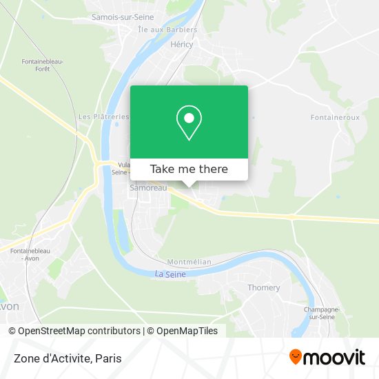 Zone d'Activite map