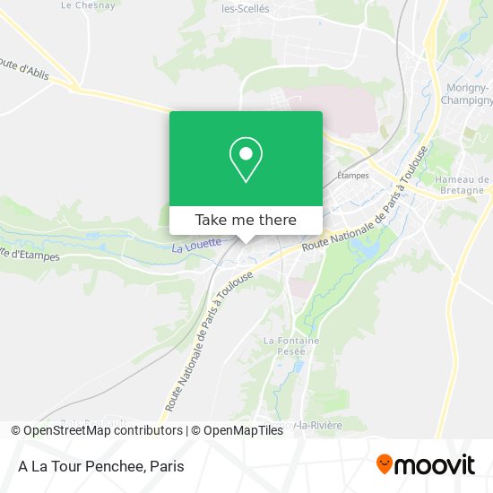 A La Tour Penchee map