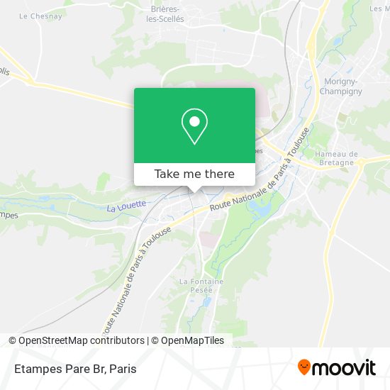 Etampes Pare Br map