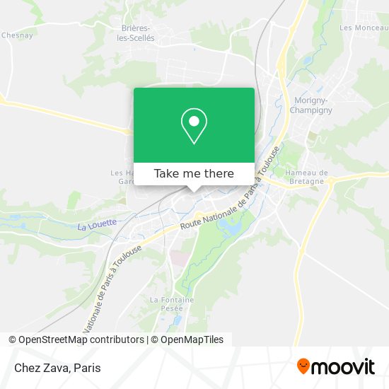 Chez Zava map