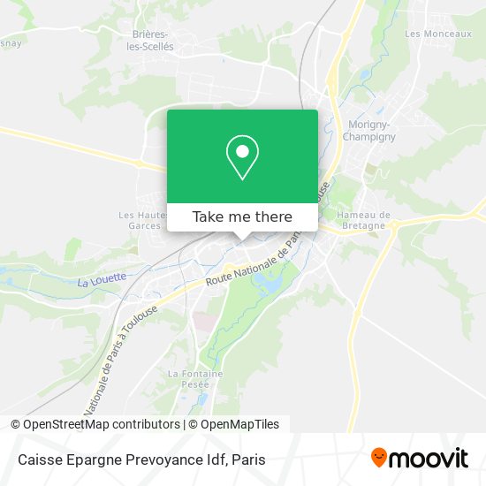 Caisse Epargne Prevoyance Idf map