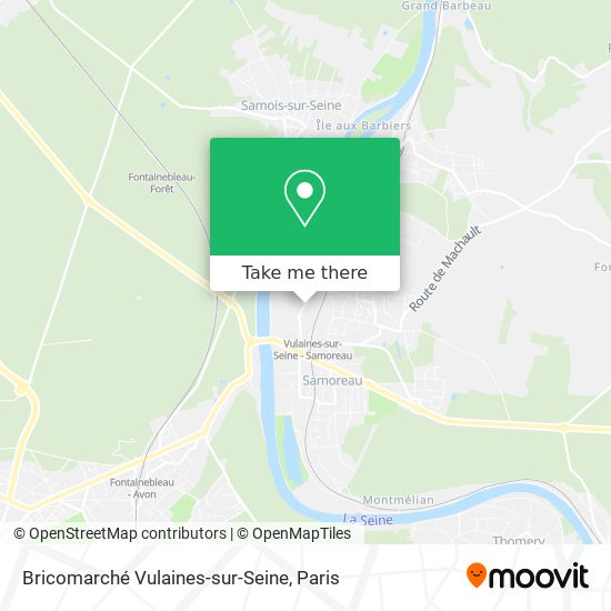 Bricomarché Vulaines-sur-Seine map