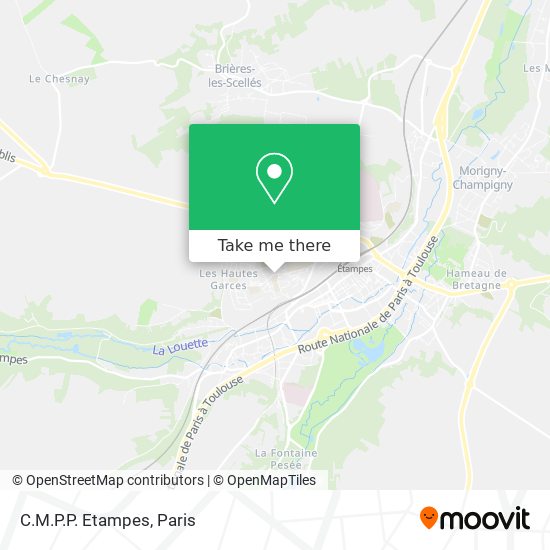 Mapa C.M.P.P. Etampes