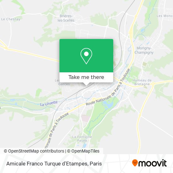 Amicale Franco Turque d'Etampes map