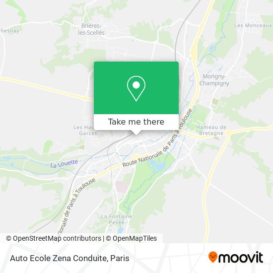 Mapa Auto Ecole Zena Conduite