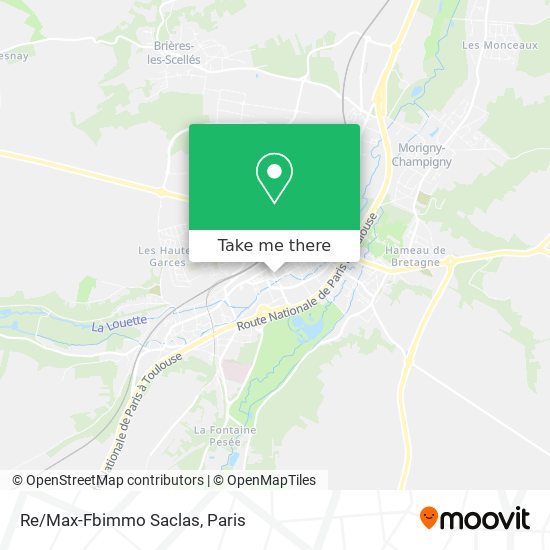 Mapa Re/Max-Fbimmo Saclas