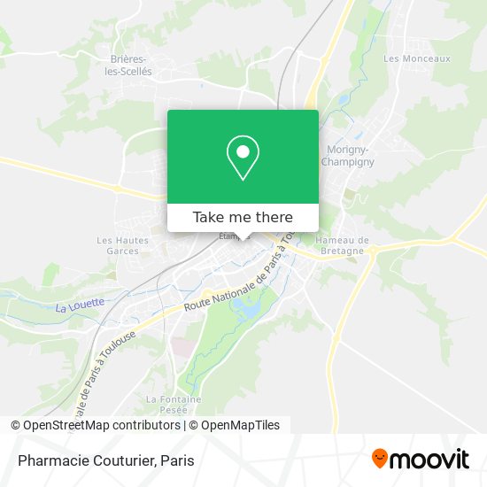 Pharmacie Couturier map