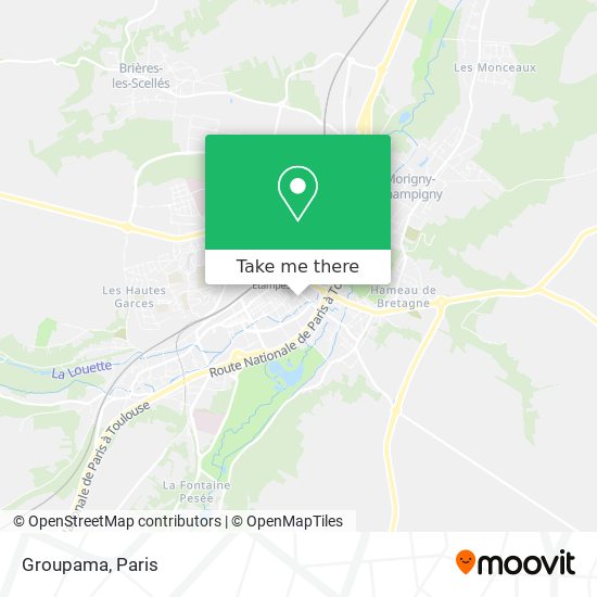 Groupama map