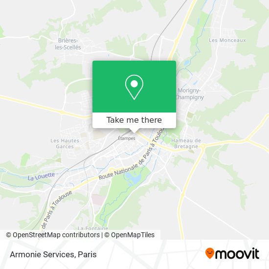 Armonie Services map