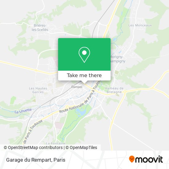 Mapa Garage du Rempart