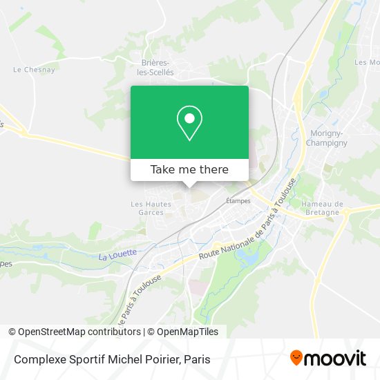 Mapa Complexe Sportif Michel Poirier