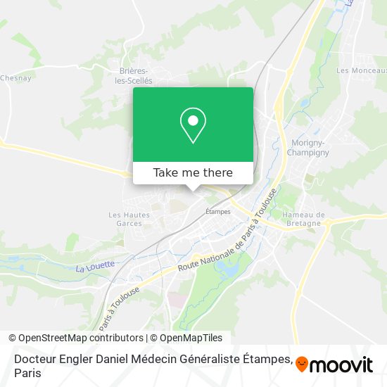 Docteur Engler Daniel Médecin Généraliste Étampes map