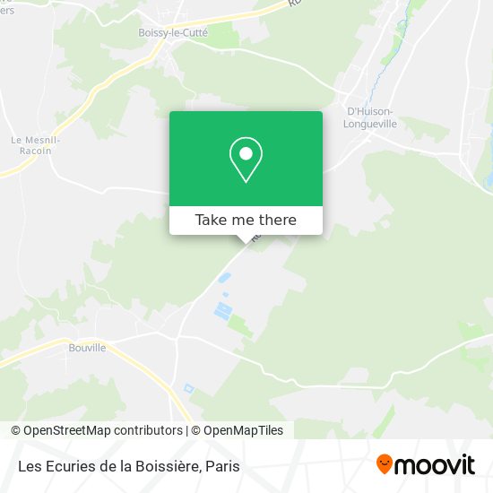 Les Ecuries de la Boissière map