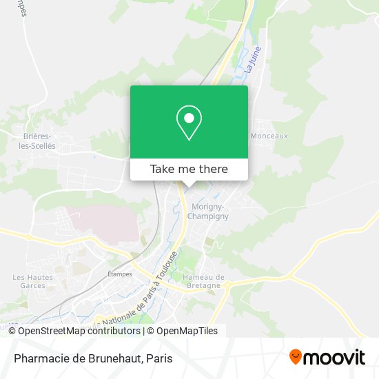 Pharmacie de Brunehaut map