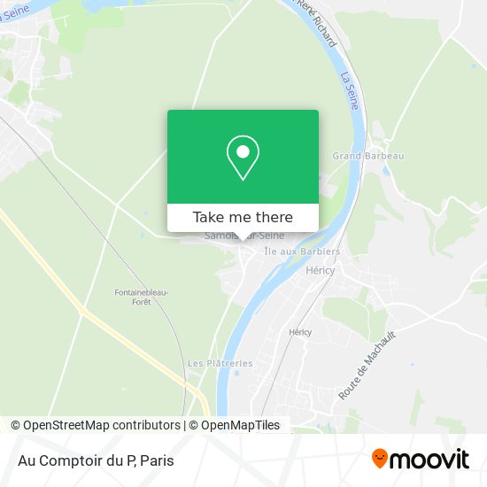 Au Comptoir du P map