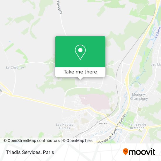 Triadis Services map