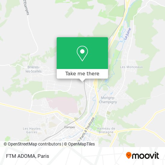 Mapa FTM ADOMA