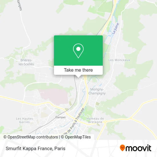 Smurfit Kappa France map