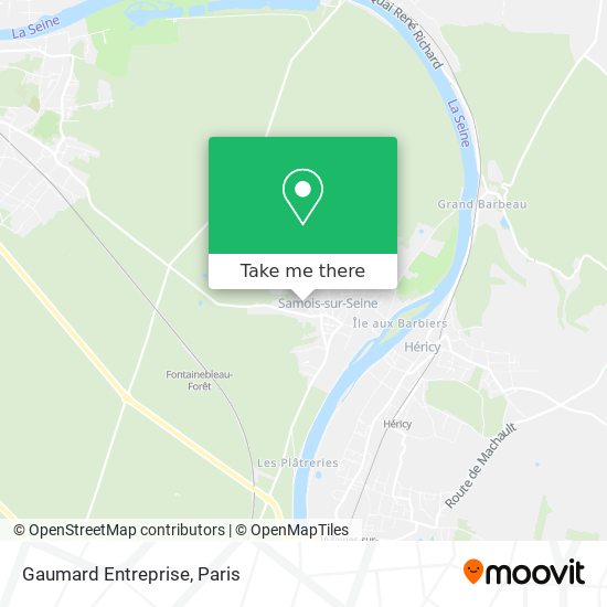 Gaumard Entreprise map