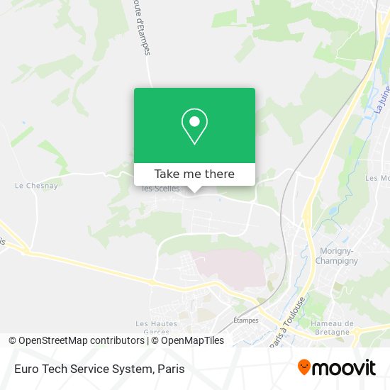 Mapa Euro Tech Service System