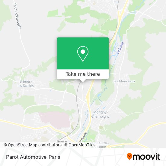 Parot Automotive map