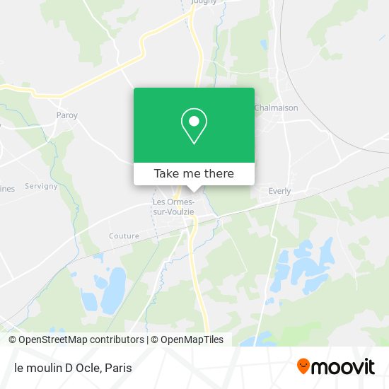 le moulin D Ocle map