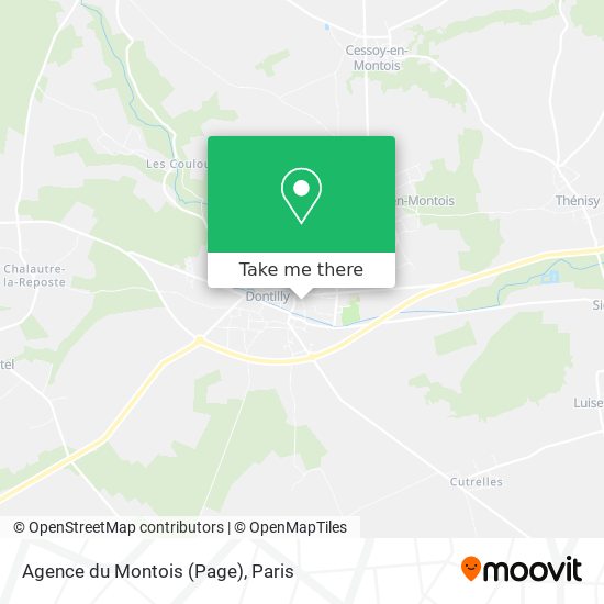 Agence du Montois (Page) map