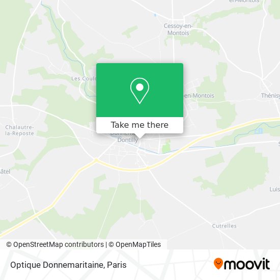 Optique Donnemaritaine map