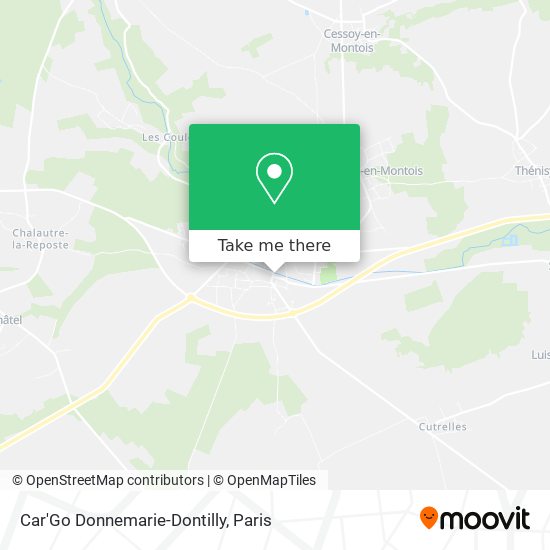 Car'Go Donnemarie-Dontilly map