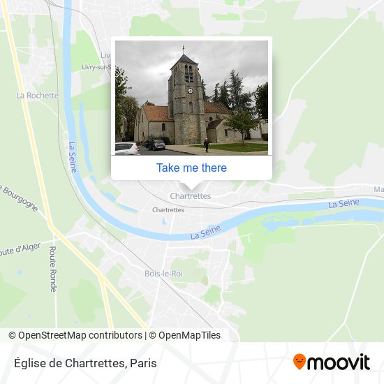 Église de Chartrettes map