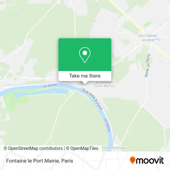 Fontaine le Port Mairie map