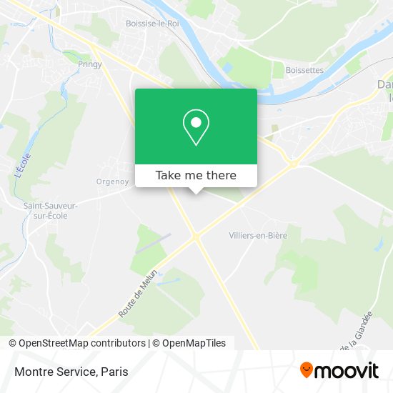 Mapa Montre Service