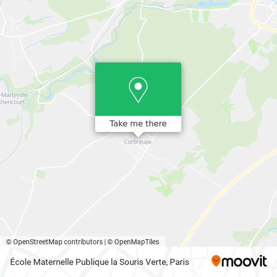 Mapa École Maternelle Publique la Souris Verte