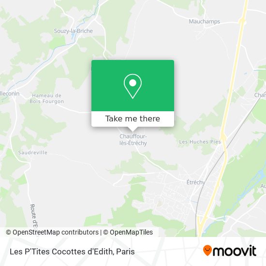 Les P'Tites Cocottes d'Edith map