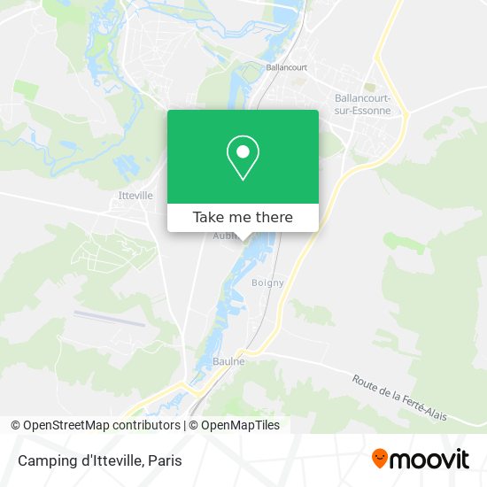 Camping d'Itteville map