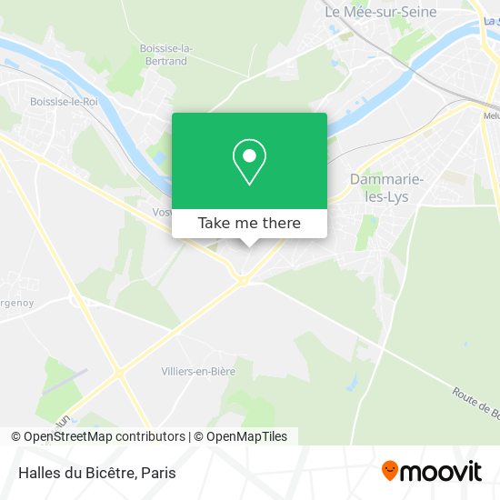 Halles du Bicêtre map